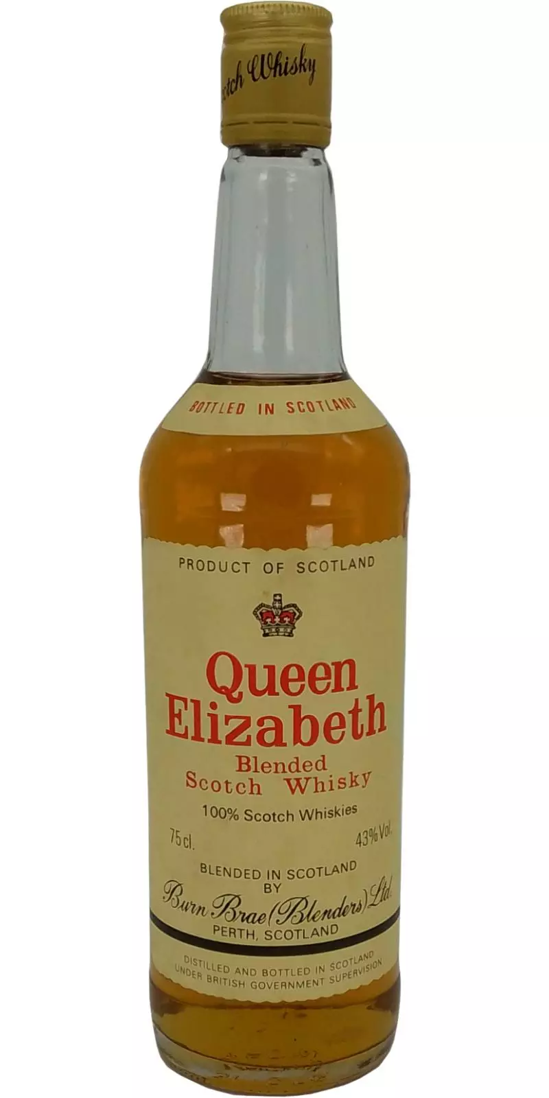 Queen Elizabeth DeLuxe ScotchWhisky1973年 Queen Elizabeth Blended Scotch Whisky - Market Value and Price