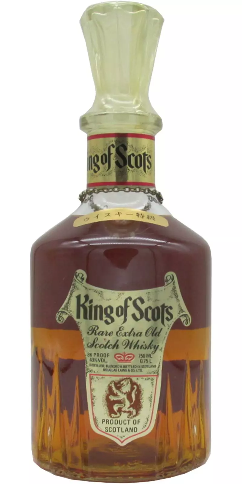 ウイスキー Kingof Scots Rare Extra Old ScotchWhisky King of Scots Rare Extra Old Scotch Whisky - Market Value and